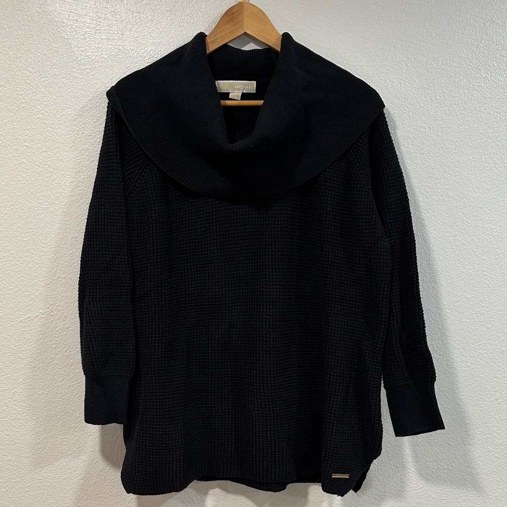 MICHAEL Michael Kors Black Cowl Neck Sweater